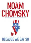 Cover image of book Because We Say So by Noam Chomsky