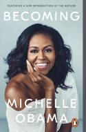 Cover image of book Becoming by Michelle Obama 