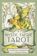 Cover image of book Mystic Faerie Tarot Deck by Barbara Moore and Linda Ravenscroft 