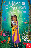 Cover image of book Rescue Princesses: The Amber Necklace by Paula Harrison, illustrated by Sharon Tancredi