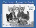 Cover image of book Cat Lovers Against the Bomb 2018 Wall Calendar by Cat Lovers