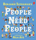 Cover image of book People Need People by Benjamin Zephaniah, illustrated by Nila Aye