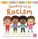 Cover image of book Find Out About: Standing Up to Racism: A lift-the-flap board book about standing together by Dr Pragya Agarwal, illustrated by Louise Forshaw