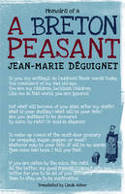 Cover image of book Memoirs of a Breton Peasant by Jean-Marie Dguignet, edited by Bernez Rouz, translated by Linda Asher 