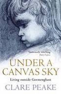 Cover image of book Under a Canvas Sky: Living Outside Gormenghast by Clare Peake 