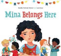 Cover image of book Mina Belongs Here by Sandra Niebuhr-Siebert, illustrated by