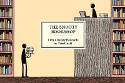 Cover image of book The Snooty Bookshop: Fifty Literary Postcards by Tom Gauld