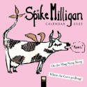 Cover image of book Spike Milligan Mini Wall Calendar 2025 by Flame Tree Studio, illustrated by Spike Milligan