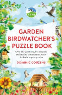 Cover image of book RSPB Garden Birdwatcher's Puzzle Book by Dominic Couzens 