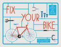 Cover image of book Fix Your Bike: Repairs and Maintenance for Happy Cycling by Jackie Strachan & Jane Moseley