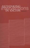 Cover image of book Rethinking Interventions in Racism by Reena Bhavnani