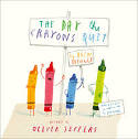 Cover image of book The Day the Crayons Quit by Drew Daywalt, illustrated by Oliver Jeffers