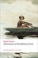 Cover image of book The Adventures of Huckleberry Finn by Mark Twain, edited by Emory Elliott