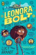 Cover image of book Leonora Bolt: Secret Inventor by Lucy Brandt, illustrated by Gladys Jose