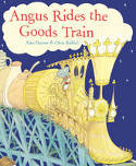 Cover image of book Angus Rides the Goods Train by Alan Durant and Chris Riddell
