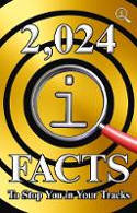 Cover image of book 2,024 QI Facts To Stop You In Your Tracks by John Lloyd, James Harkin and Anne Miller 
