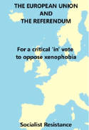 Cover image of book The European Union and the Referendum by Socialist Resistance 