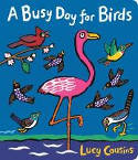 Cover image of book A Busy Day for Birds (Board Book) by Lucy Cousins