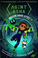 Cover image of book Agent Asha: Mission Shark Bytes by Sophie Deen 