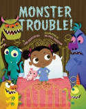 Cover image of book Monster Trouble! by Lane Fredrickson, illustrated by Michael Robertson