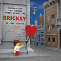 Cover image of book Bricksy: Unauthorized Underground Brick Street Art by Jeff Friesen