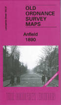 Cover image of book Anfield 1890. Lancashire Sheet 106.07a Coloured Edition (Facsimile of old Ordnance Survey Map) by Introduction by Kay Parrott