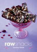 Cover image of book Raw Snacks by Caroline Fibaek