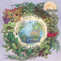 Cover image of book Moonwise Calendar 2024 by William Morris, with illustrations by Jane Bottomley 
